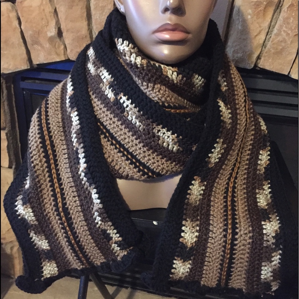 Large scarf/wrap hand made UNISEX